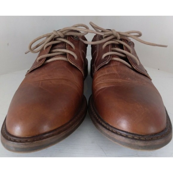 Bullboxer Mens Everson Oxfords Shoes Brown Leather Lace Up Size 8 - Picture 2 of 8